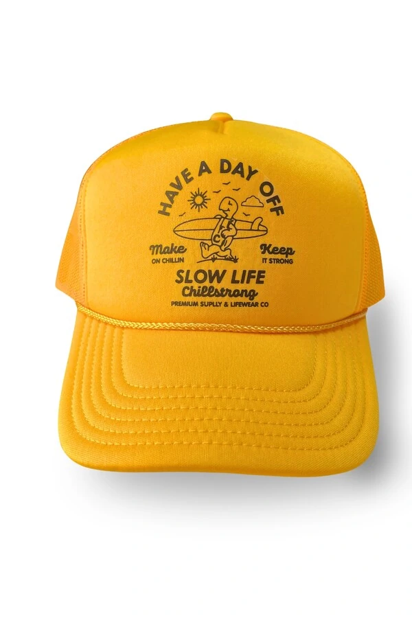 Boné Trucker Have a Day Off Green