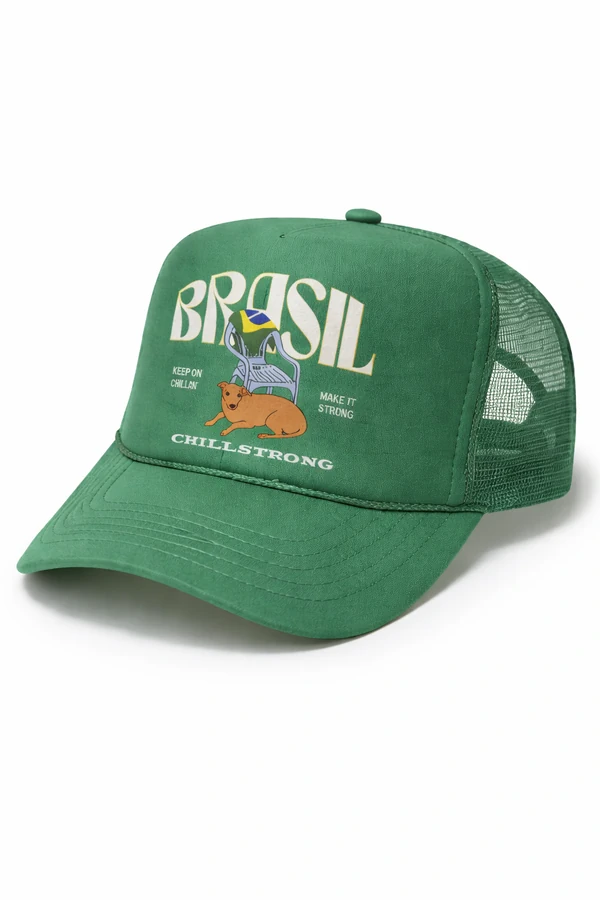 Boné Trucker Brasil & Chill