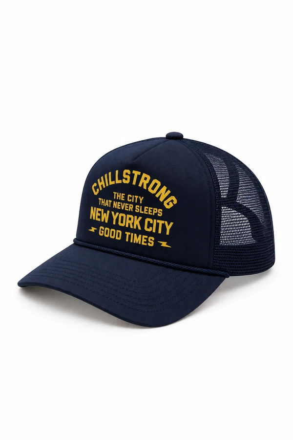 Boné Trucker Chillstrong New York Never Sleeps