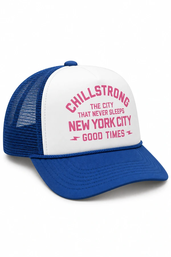 Boné Trucker Chillstrong New York Never Sleeps