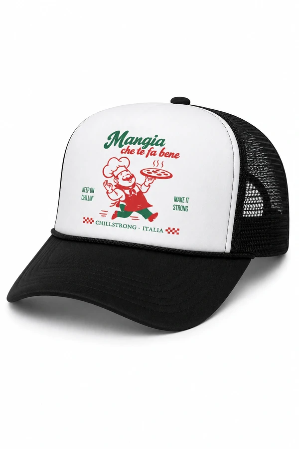 Boné Trucker Mangia Che Te Fa Bene - Itália
