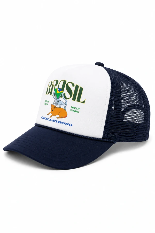 Boné Trucker Brasil & Chill