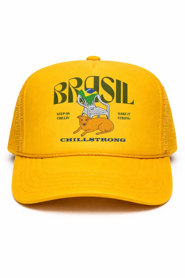 Boné Trucker Brasil & Chill