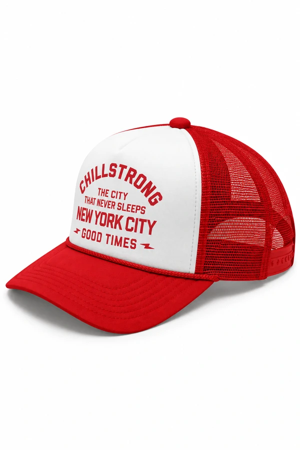 Boné Trucker Chillstrong New York Never Sleeps