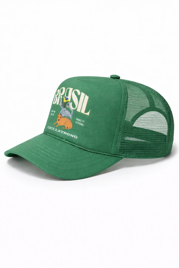 Boné Trucker Brasil & Chill