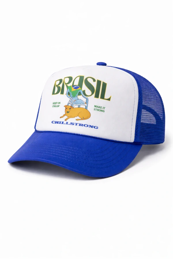 Boné Trucker Brasil & Chill
