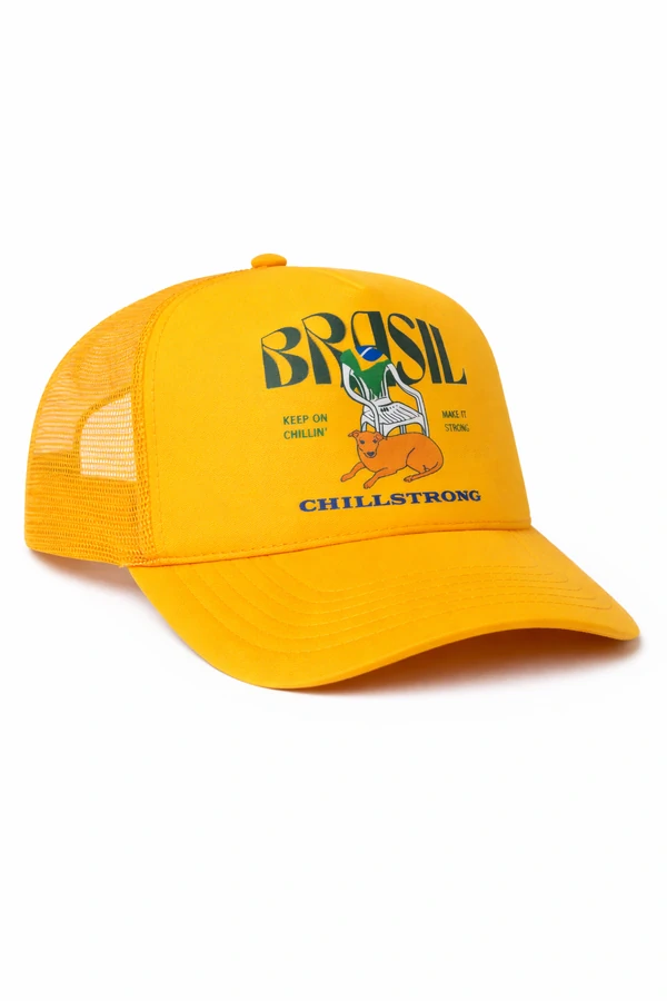 Boné Trucker Brasil & Chill