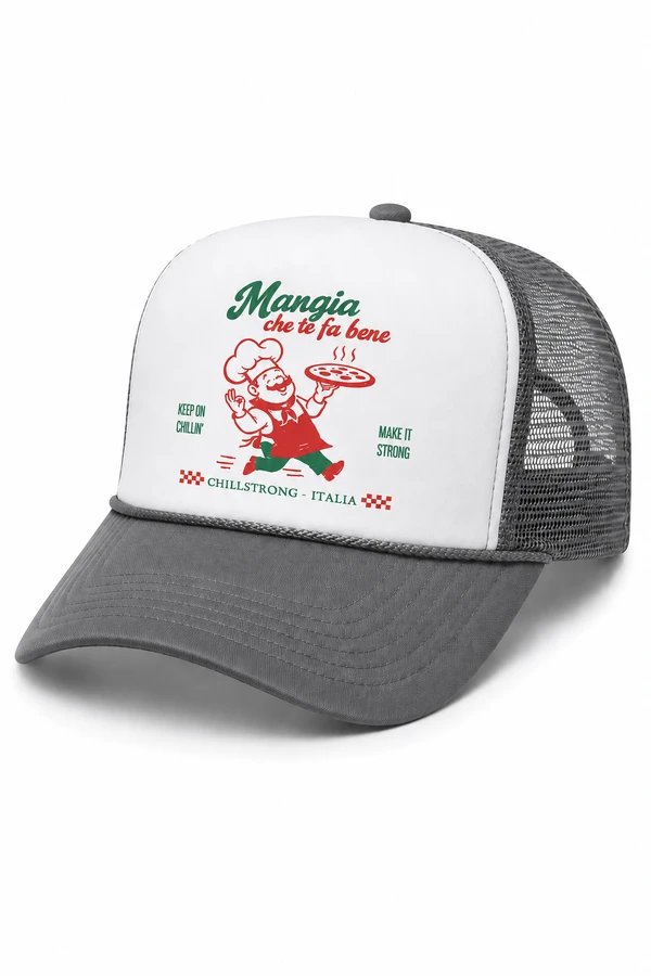 Boné Trucker Mangia Che Te Fa Bene - Itália