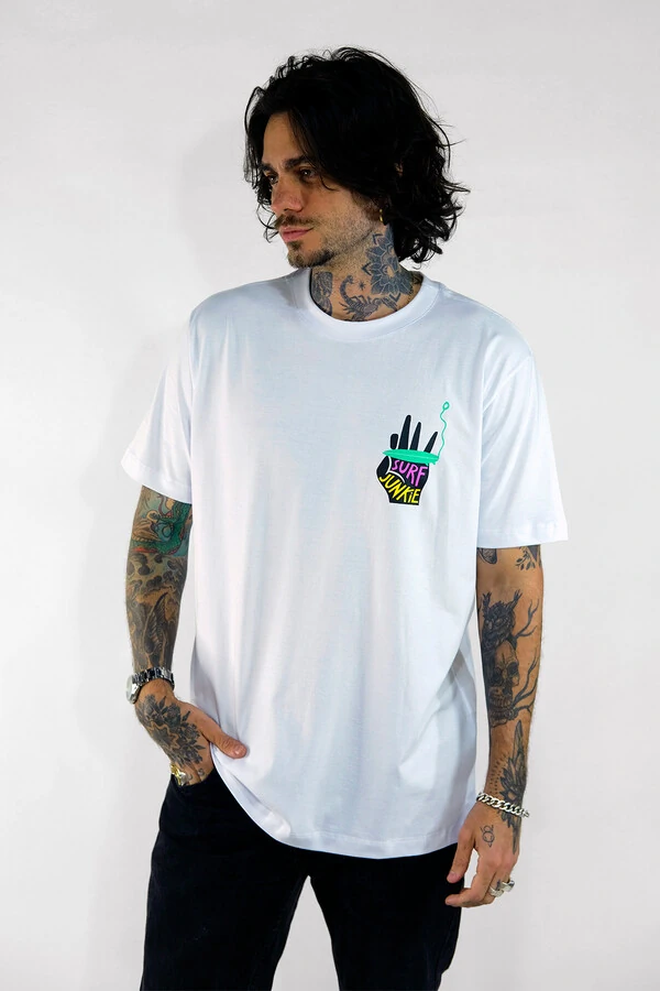 T-shirt High Tide State Surf Junkie Marcello Serpa