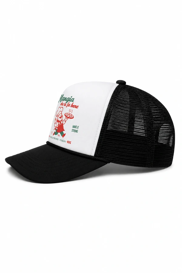 Boné Trucker Mangia Che Te Fa Bene - Itália