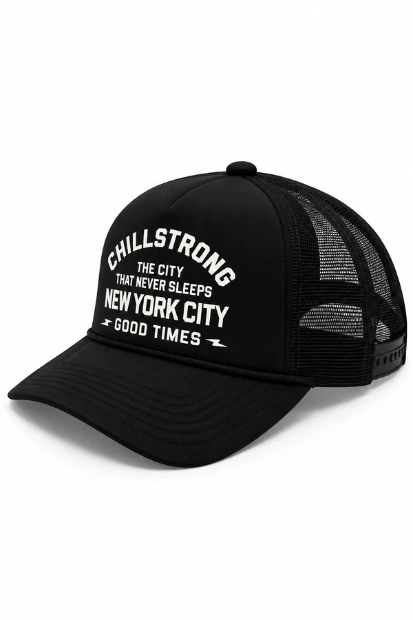 Boné Trucker Chillstrong New York Never Sleeps