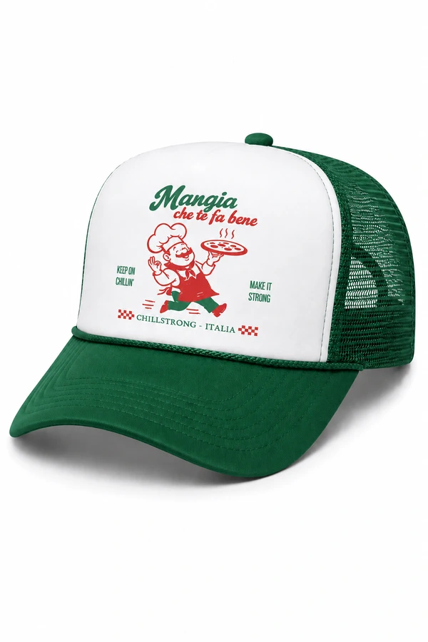 Boné Trucker Mangia Che Te Fa Bene - Itália