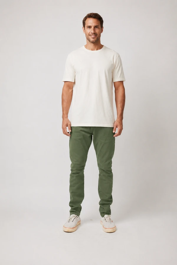 Calça Chino Oliva