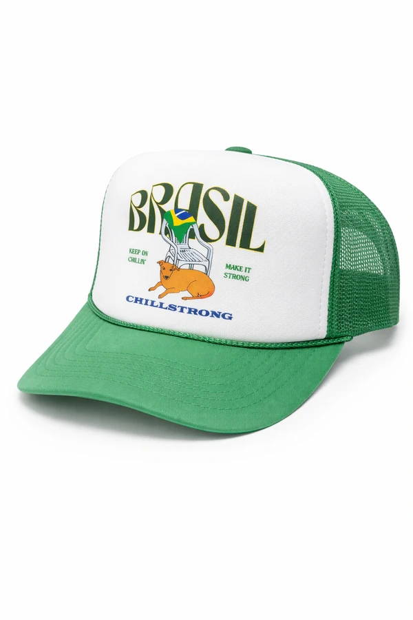 Boné Trucker Brasil & Chill