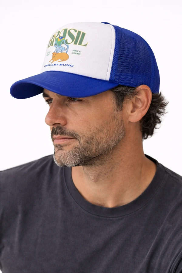 Boné Trucker Brasil & Chill
