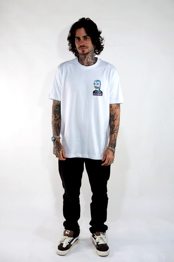 T-shirt Shark Surf Junkie Marcello Serpa