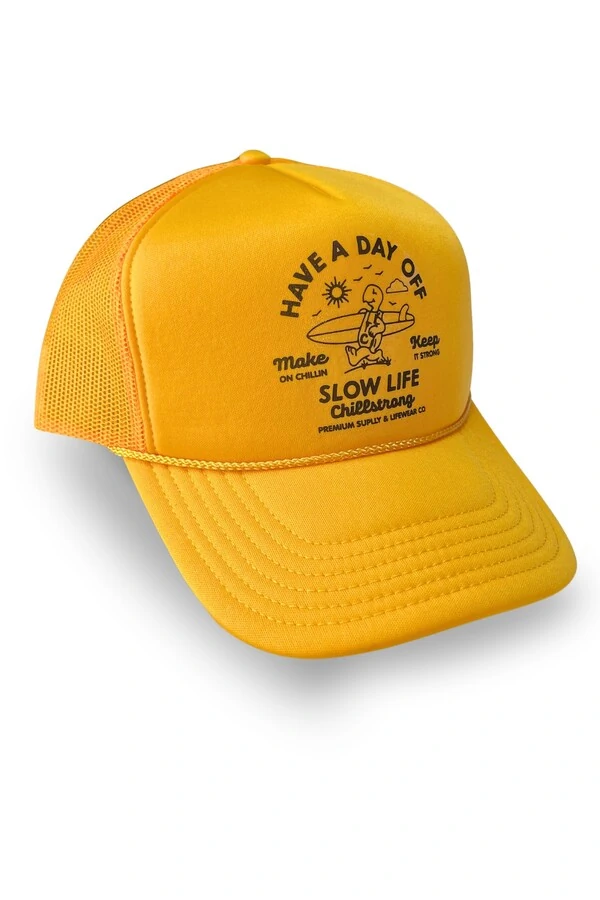 Boné Trucker Have a Day Off Green