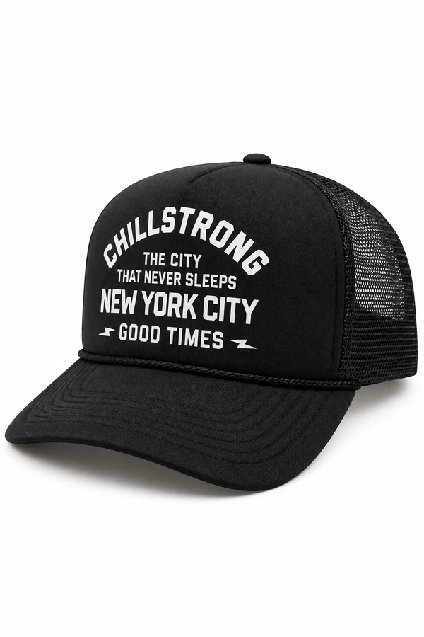 Boné Trucker Chillstrong New York Never Sleeps