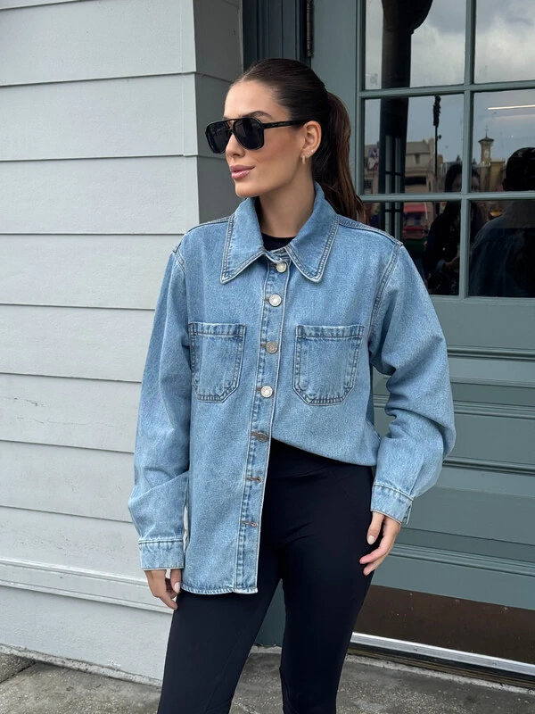 Jaqueta Jeans Alessandra