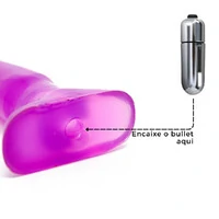 Kit de Plug Anal de Silicone Dilatadores com Vibrador Bullet - 6 Peças + Vibrador