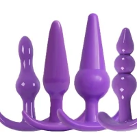 Kit Plug Anal 4 Peças em Silicone
