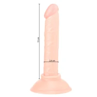 Pênis Realístico em Silicone Macio com Ventosa 13 cm - G-Girl Style