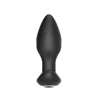 Plug Anal de Silicone com Vibração com Textura e Alça