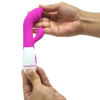 Vibrador Estimulador de Ponto G e Clitóris com Glande Recarregável Female Vibrator 19,5 cm x 3,3 cm
