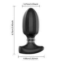 Plug Anal Vibratório por Aplicativo em Silicone
