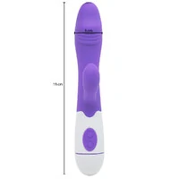 Vibrador Estimulador de Ponto G e Clitóris com Glande Recarregável Female Vibrator 19,5 cm x 3,3 cm