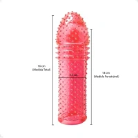 Capa Peniana em Silicone 15 x 4 cm - Soul Sex Colors Extender