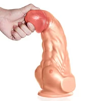 Pênis Hombre com Peitoral Abdômen e Ventosa 23 x 5 cm