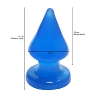 Plug Anal em Silicone Bagda Jumbo 21 cm