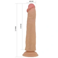 Pênis Ultra Realístico Sliding Skin com Ventosa - Sharife