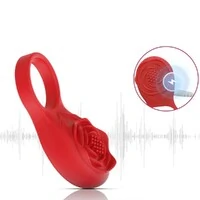 Vibrador Anel Peniano Masculino Formato Flor Com Aplicativo