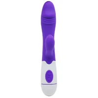 Vibrador Estimulador de Ponto G e Clitóris com Glande Recarregável Female Vibrator 19,5 cm x 3,3 cm