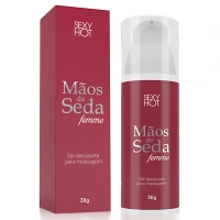 Gel para Massagem e Masturbação Mãos de Seda Femme 30g