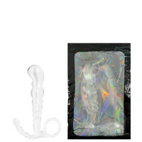 Massageador de Próstata com Diâmetro Escalonado e Estimulador Perineal