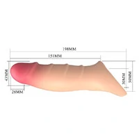 Capa Peniana Extensora com Veias Salientes e Glande Avantajada - Darnel