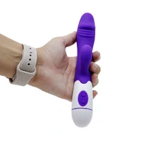 Vibrador Estimulador de Ponto G e Clitóris com Glande Recarregável Female Vibrator 19,5 cm x 3,3 cm