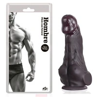 Pênis Hombre com Peitoral Abdômen e Ventosa 23 x 5 cm