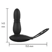 Massageador de Próstata com Vibro e Controle Remoto