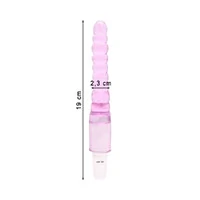 Vibrador com Capa em Jelly Escalonada Removível - YOUVIBE