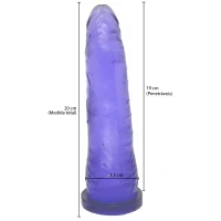 Pênis Dildo II em Silicone Maciço 20 x 3,5 cm