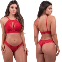 Conjunto de Lingerie Estilo Decote - Flavia