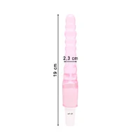 Vibrador com Capa em Jelly Escalonada Removível - YOUVIBE