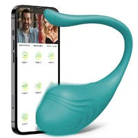 Vibrador de Casal com Controle por Aplicativo Toque Super Macio Aveludado