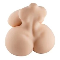 Masturbador Travesti Meio Corpo em Cyberskin com Seios e Pênis