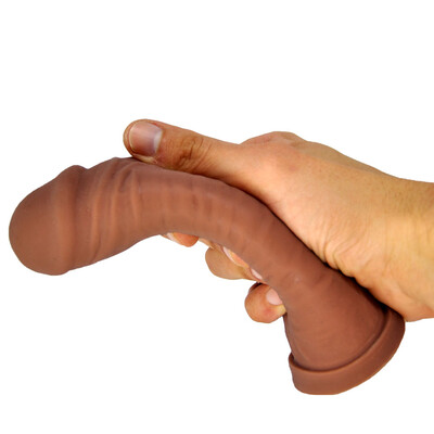 FotoCapa Garanhão Big Grosso Chocolate em Cyberskin 18 cm x 4 cm