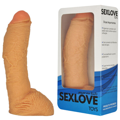 Foto Pênis Realístico em Silicone Posseidon 24 cm x 5,5 cm